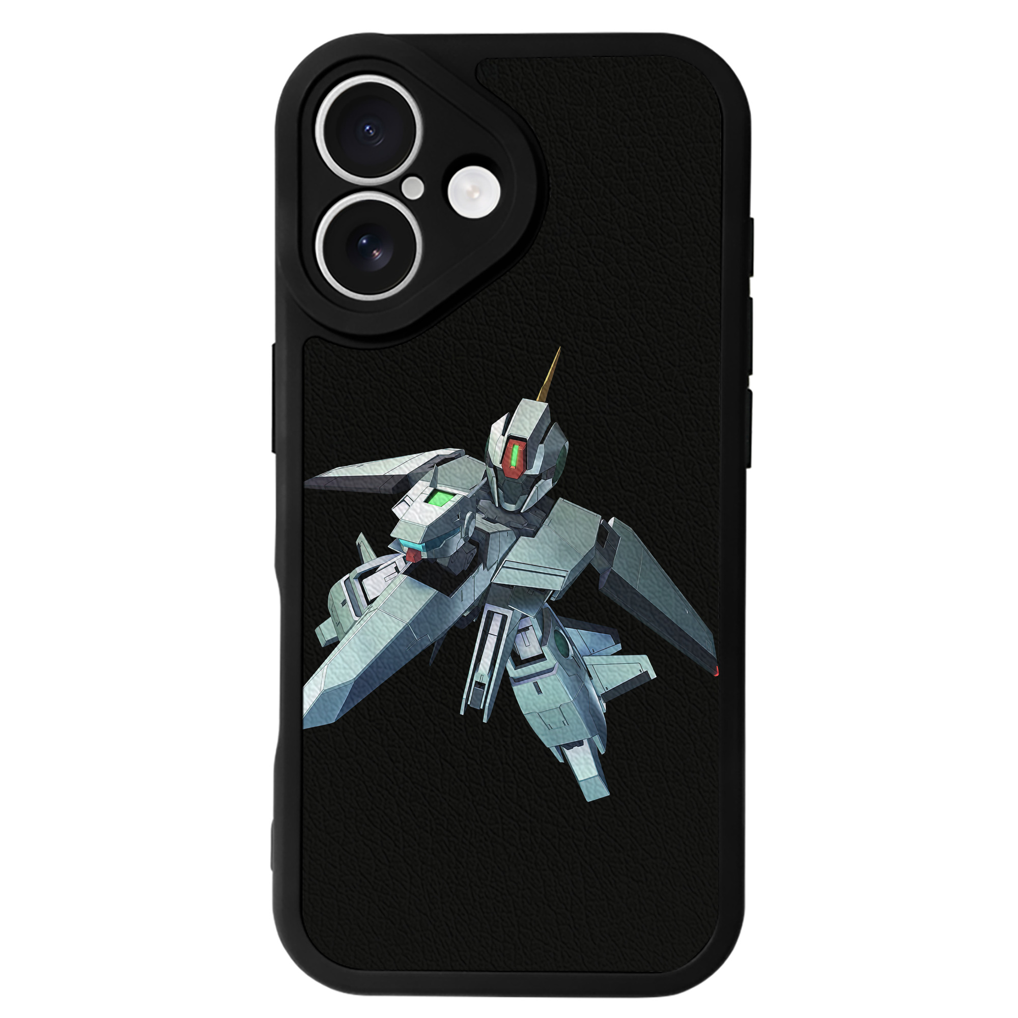 （画像用） 機動戦士ガンダム Mobile Suit Gundam 【iPhone 16シリーズ対応】シリコンスマホケース（レザー調） 材質：シリコン